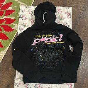 black sp5der hoodie